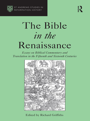 cover image of The Bible in the Renaissance